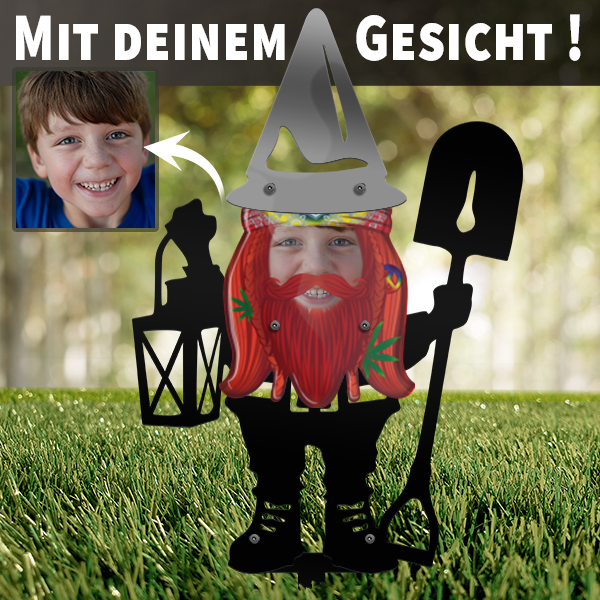 Personalisierter Gartenzwerg Zwerg, Größe und Gestaltung wählen und dann loslegen - auto4style