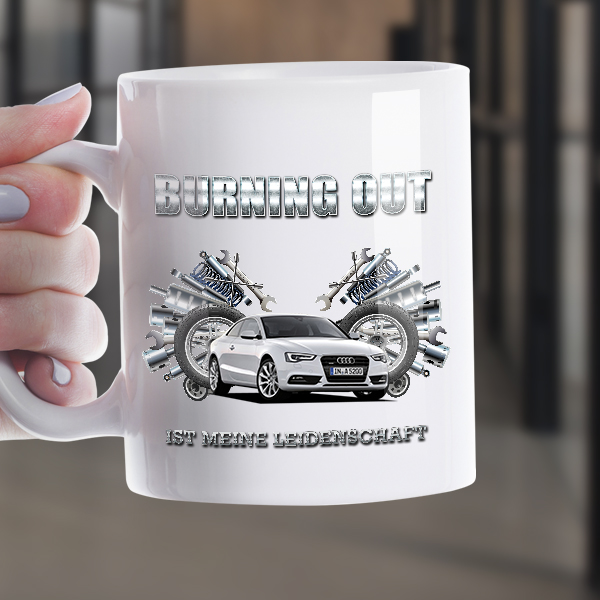 Persönliche Auto Kaffeebecher mit Kennzeichen u. Auto. Viele Varianten zur Auswahl: Tasse mit Namen, Tasse mit Spruch, lustige Tassen, Fototassen