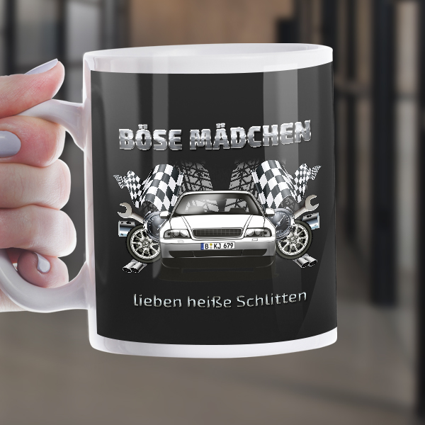 Individuelle Tassen für dich! Autokennzeichen und dein Auto drauf, originelle Fotogeschenke. Edle Kaffeebecher mit Thermodruck. Tassendruck auto4style
