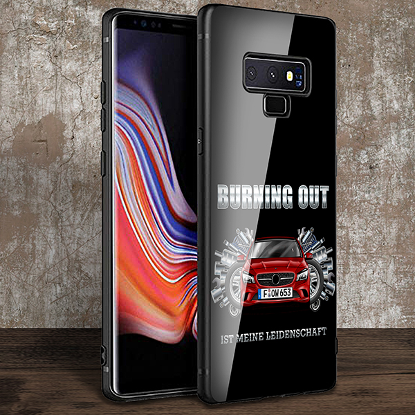 Personalisierte Handyhülle Samsung Galaxy Note 9 mit deinem Auto u. Kennzeichen im Design Tuning. Viele Handymodelle im Sortiment. - auto4style