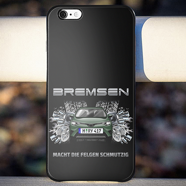 Personalisierte Handyhülle Iphone 6s mit deinem Auto u. Kennzeichen im Design Tuning. Viele Handymodelle im Sortiment. - auto4style