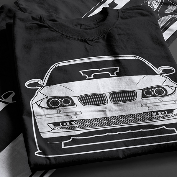 Personalisiertes T-Shirt Autofreund Schwarz-M mit deinem Auto u. Kennzeichen! - auto4style