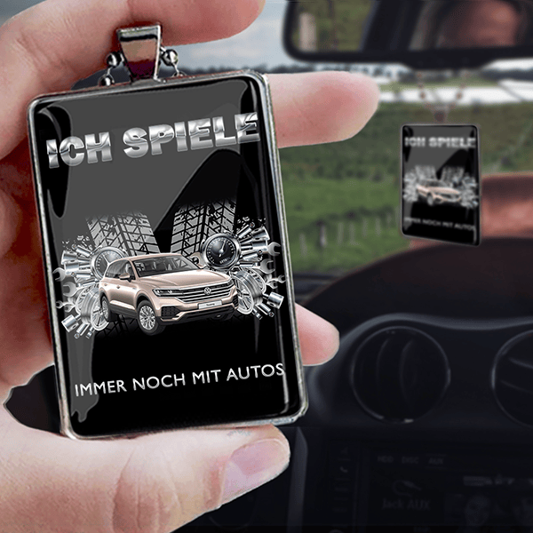 Spiegelanhänger Auto mit individueller Gravur | Geschenk für ein neues Auto, stilvolle Geschenke für Männer mit Geschmack. - auto4style