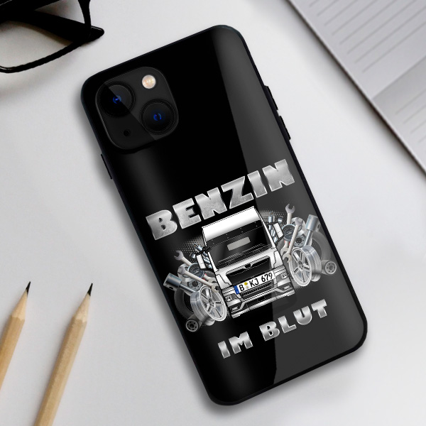 Personalisierte Handyhülle für Iphone, Samsung u. Huawei mit deinem LKW u. Kennzeichen mit Tuning Design benzin-im-blut