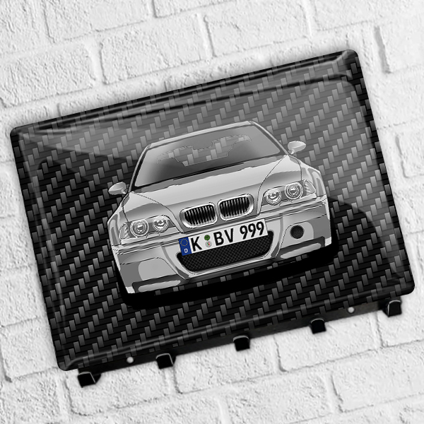 Männergeschenk Schlüsselbrett Personalisiert mit Eurem Auto - auto4style