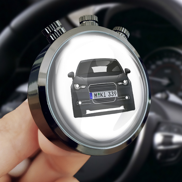 Personalisierter Auto Lufterfrischer - Individueller Duft mit Ihrem Automodell und Kennzeichen. Das ideale Männergeschenk! - auto4style