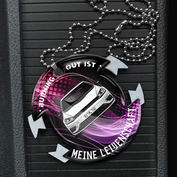 Rückspiegelanhänger - Personalisierte Auto-Anhänger mit Nummernschild. Ideale Geschenke für Männer, personalisierte Auto-Geschenke. - auto4style