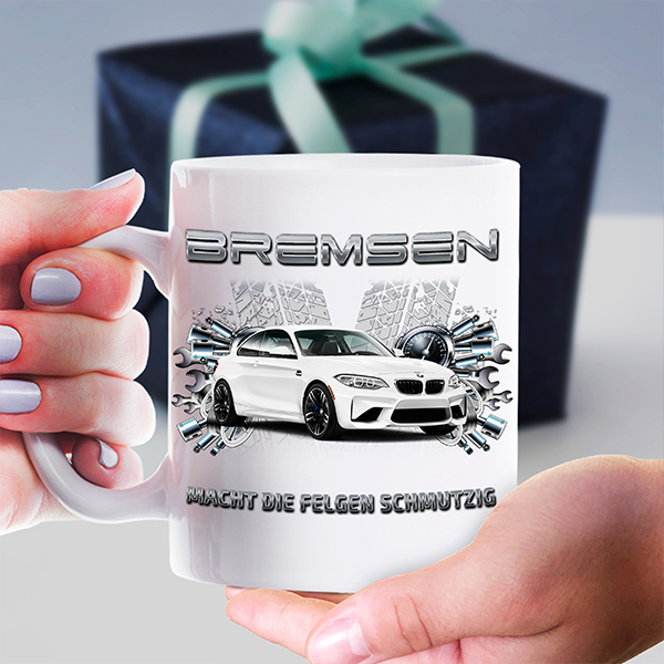 Autobecher Vatertag mit Originalkennzeichen