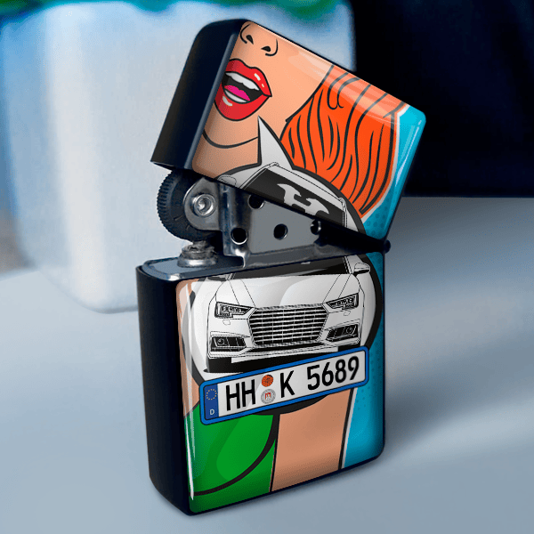 Feuerzeug Personalisiert – Perfektes Geburtstagsgeschenk für den Freund, personalisierte Auto-Geschenke, um Stil und Persönlichkeit zu unterstreichen.