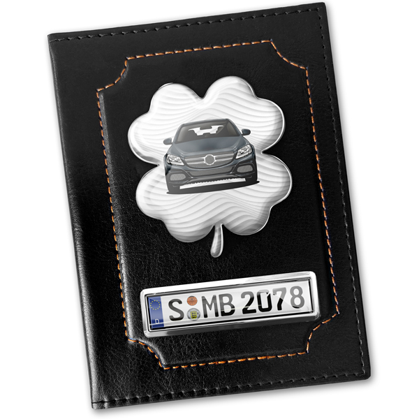Fahrzeugschein Hülle Personalisiert - Einzigartiges Männergeschenk und Autozubehör für die Innenausstattung - Perfekt für Autoenthusiasten.