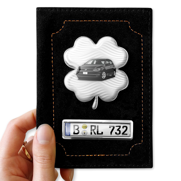 Fahrzeugschein Hülle Personalisiert - Originelle Auto-Geschenkidee und Perfektes Geburtstagsgeschenk für die Freundin. Praktisch und Stilvoll!