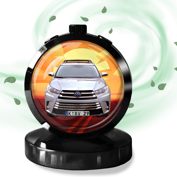 Personalisierter Autoduft mit Ihrem Auto-Modell und Kennzeichen - Ideales personalisiertes Auto-Geschenk für ihn - auto4style