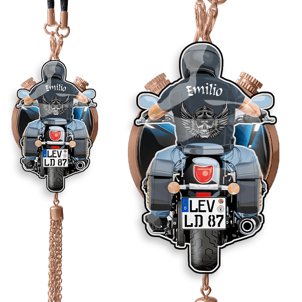 Personalisierter Autoduft – Einzigartige Lufterfrischer für Auto, Perfektes Geschenk für Motorradfahrer, Kreative Deko fürs Auto - auto4style