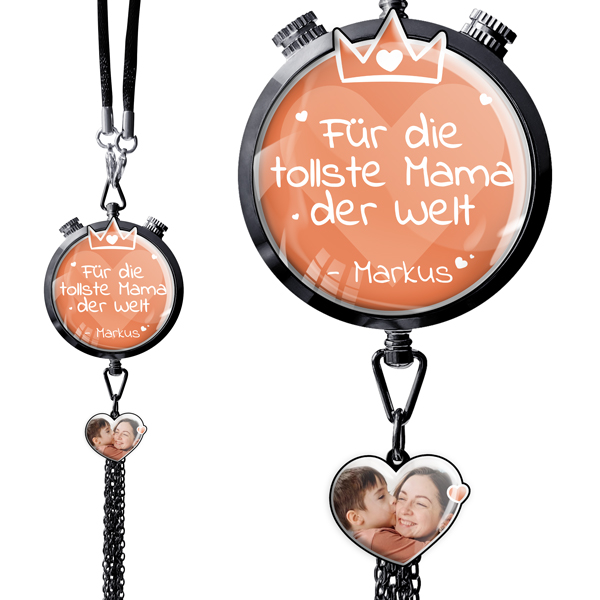 Personalisierter Lufterfrischer Auto mit individuellem Text und deinem eigenen Foto - Das ideale Geschenk für Mama und Auto-Enthusiasten.