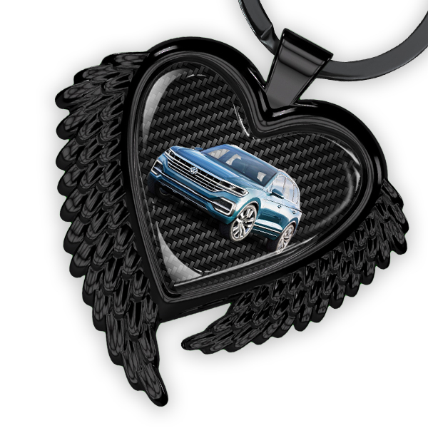 Personalisierter Herz Schlüsselanhänger - Dein Auto Modell & Kennzeichen - Geschenk zum Neuen Auto - Personalisierte Geschenke für Männer