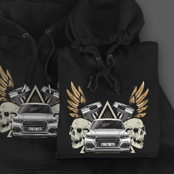Persönlicher Pullover bedrucken als Geschenk Neues Auto. Hoodie mit Auto u. Kennzeichen: Geschenkideen für Männer, Geschenke fürs Auto Frauen, Autofan