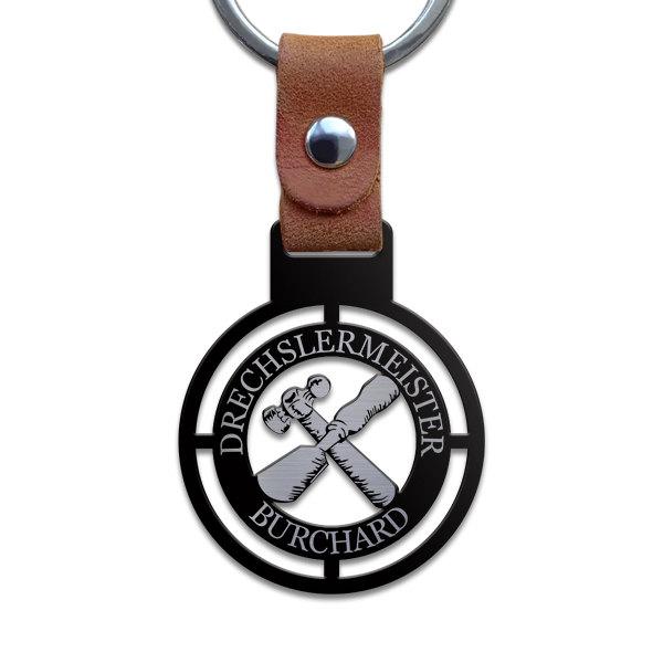 Personalisierter Schlüsselanhänger – Das ideale Geschenk für Drechsler! Sinnvolle Geschenke für Männer mit individueller Note und persönlichem Charme.