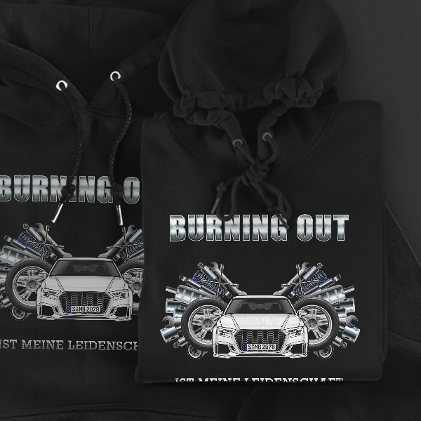 Auto Hoodie individuell in vielen Designs. Einfach mit deinem Kennzeichen und Auto Pullover bedrucken lassen. Kapuzenpullover, T Shirt mit Aufdruck