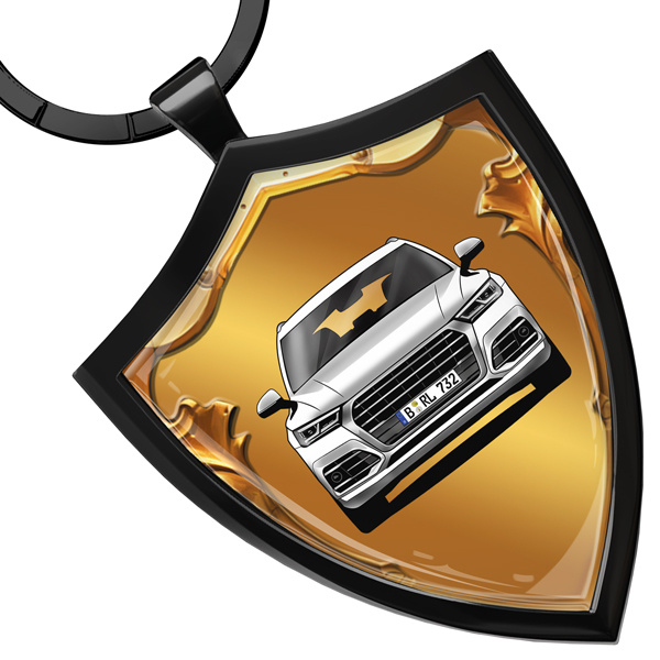 Personalisierter Schlüsselanhänger mit Ihrem Auto-Modell und Kennzeichen: Stilvolles Geschenk für Männer und ideales Geschenk für ihn! - auto4style