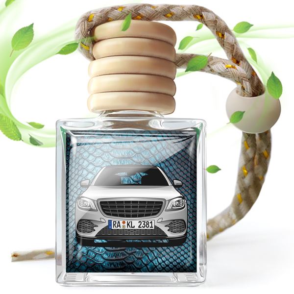 Lufterfrischer Auto mit deinem Fahrzeug - Personalisierter Autoduft mit individuellem Nummernschild und Fahrzeug - Auto Geschenk! - auto4style