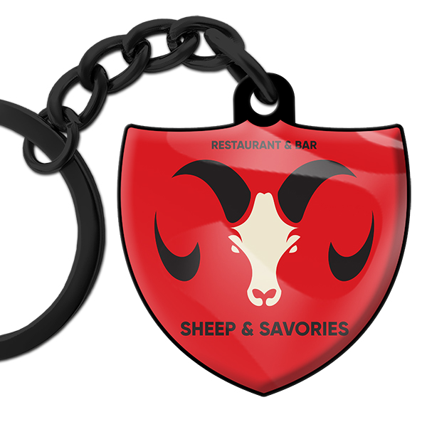 Schlüsselanhänger Logo - Personalisierter Schlüsselanhänger mit Firmenlogo: Originelle Fotogeschenke für Mitarbeiter und Geschäftspartner