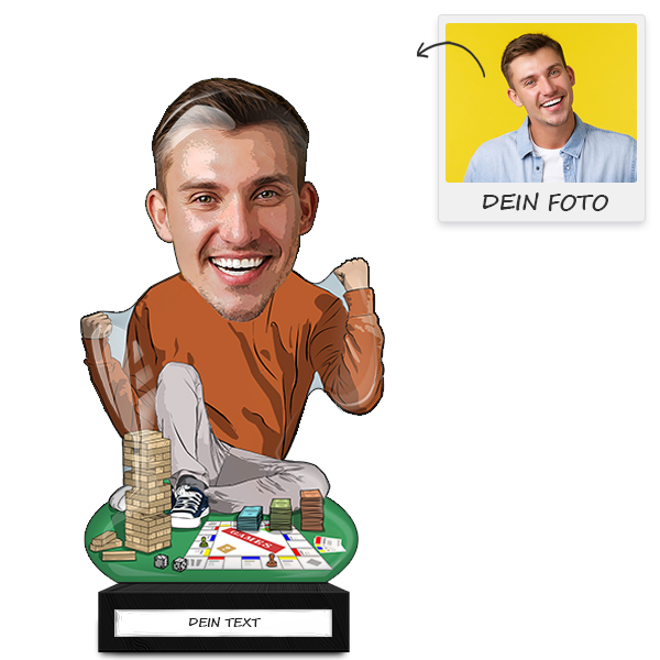 Geschenke für Brettspiel Fans: Personalisierte Deko - Geschenke mit deinem Wunsch - Foto und - Hobby | Individuelle Tischdekoration für Brettspieler