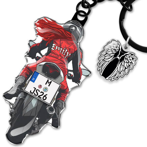 Motorrad Schlüsselanhänger - Personalisierte Schlüsselanhänger, Kreative Geschenkideen! Jetzt entdecken und gestalten. - auto4style