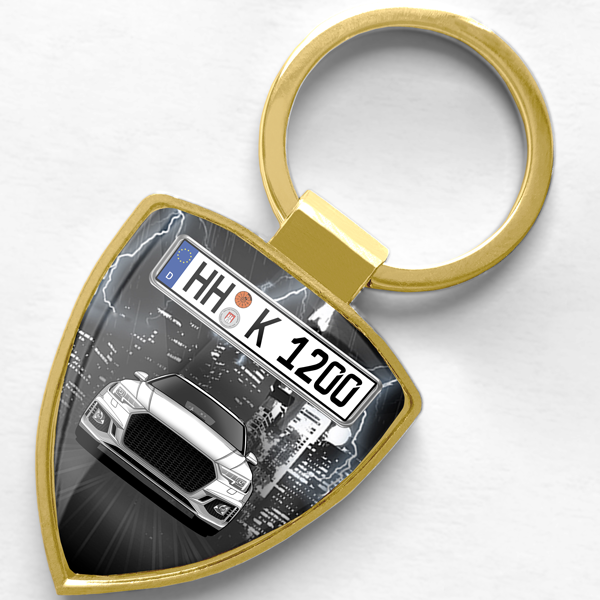 Schlüsselanhänger Auto: Personalisierte Auto Geschenke, perfektes Geschenk für Führerschein bestanden - Auto-Schlüsselanhänger mit Kennzeichen