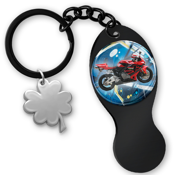 Einkaufschip mit Motorrad Foto – Personalisierter Trolley Chip Motorrad – Glücksbringer mit Einkaufschip – Trolleychip mit Glücksmotiv – Einzigartig!