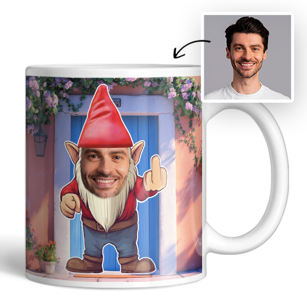 Zwerg mit Mittelfinger – Zwerg Tasse lustig für Männer – Zwerg Tasse Männergeschenk – Geschenk für den Freund – Bestseller! - auto4style